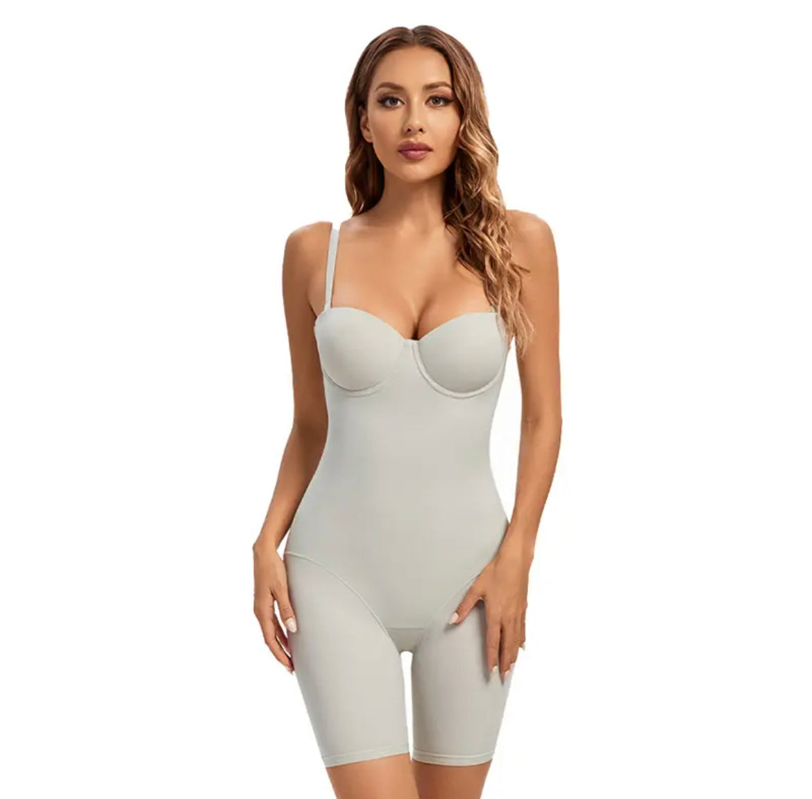 Seamless Sculpt Slip Slim Solid Shapewear romper for Women