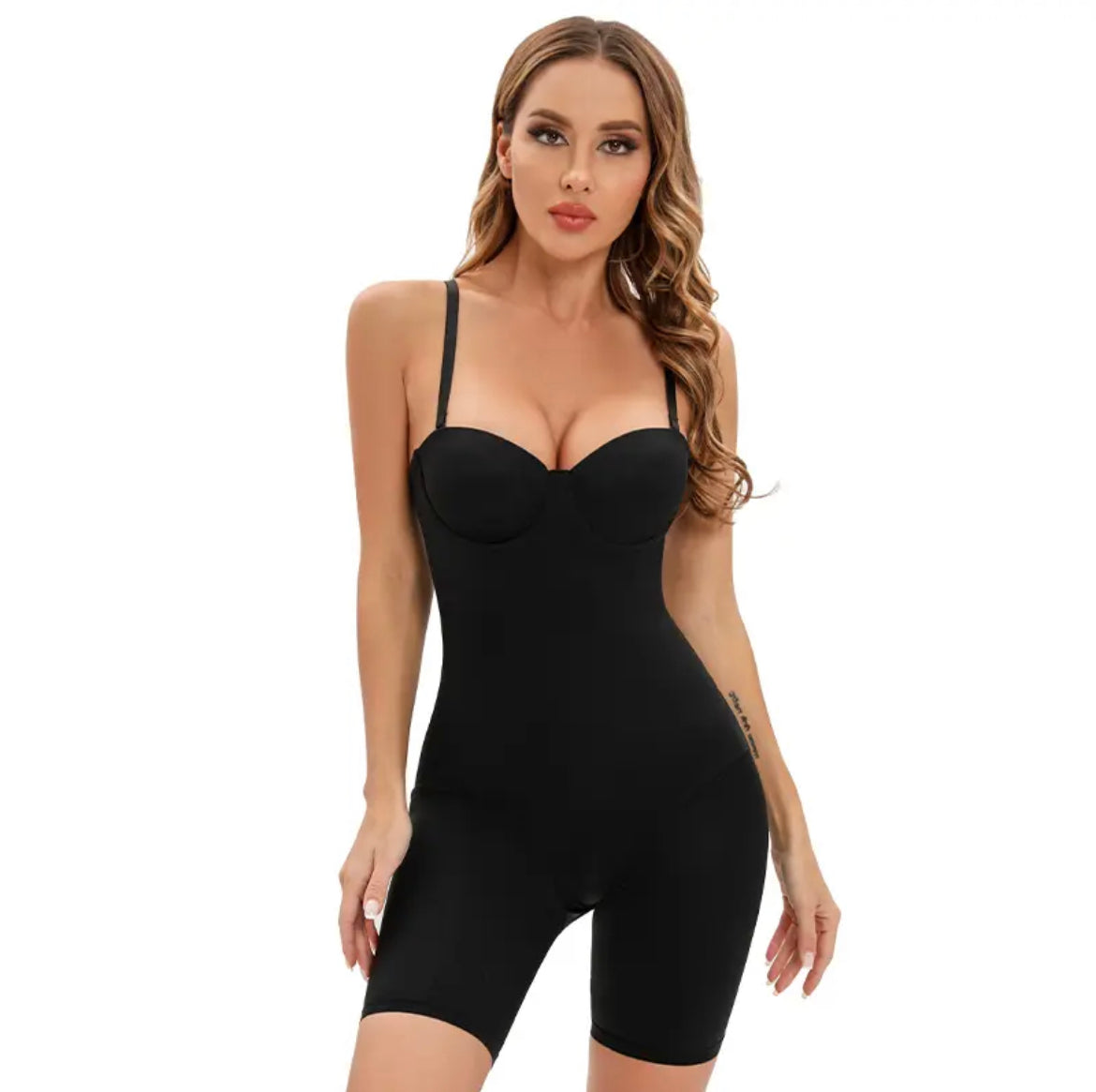 Seamless Sculpt Slip Slim Solid Shapewear romper for Women