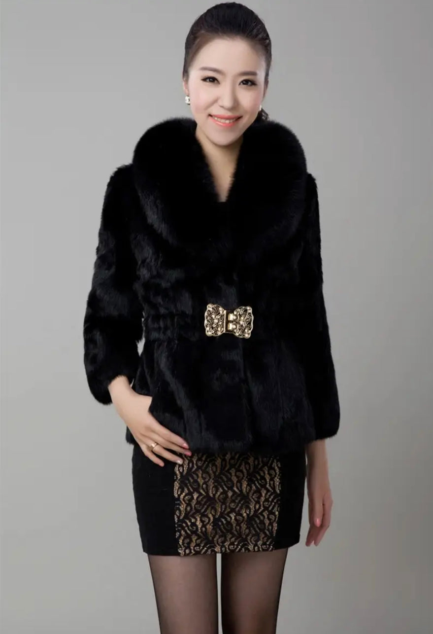 Faux Fur Belted Fuzzy Coat