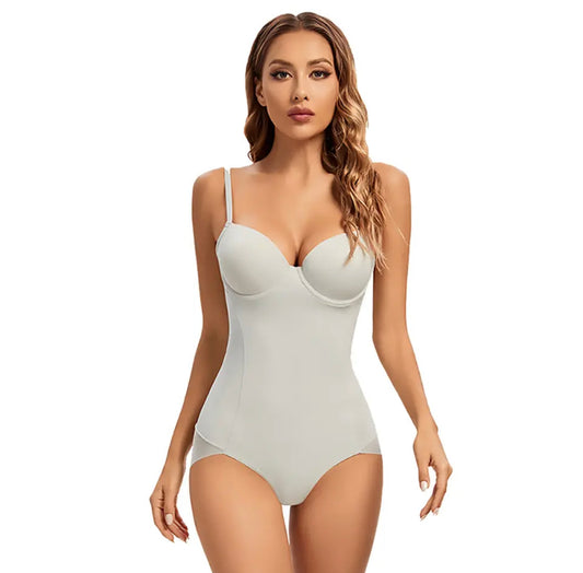 Seamless Sculpt Slip Slim Solid Shapewear for Women