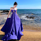 Light lavender Asymmetry o nevk Waist Dress