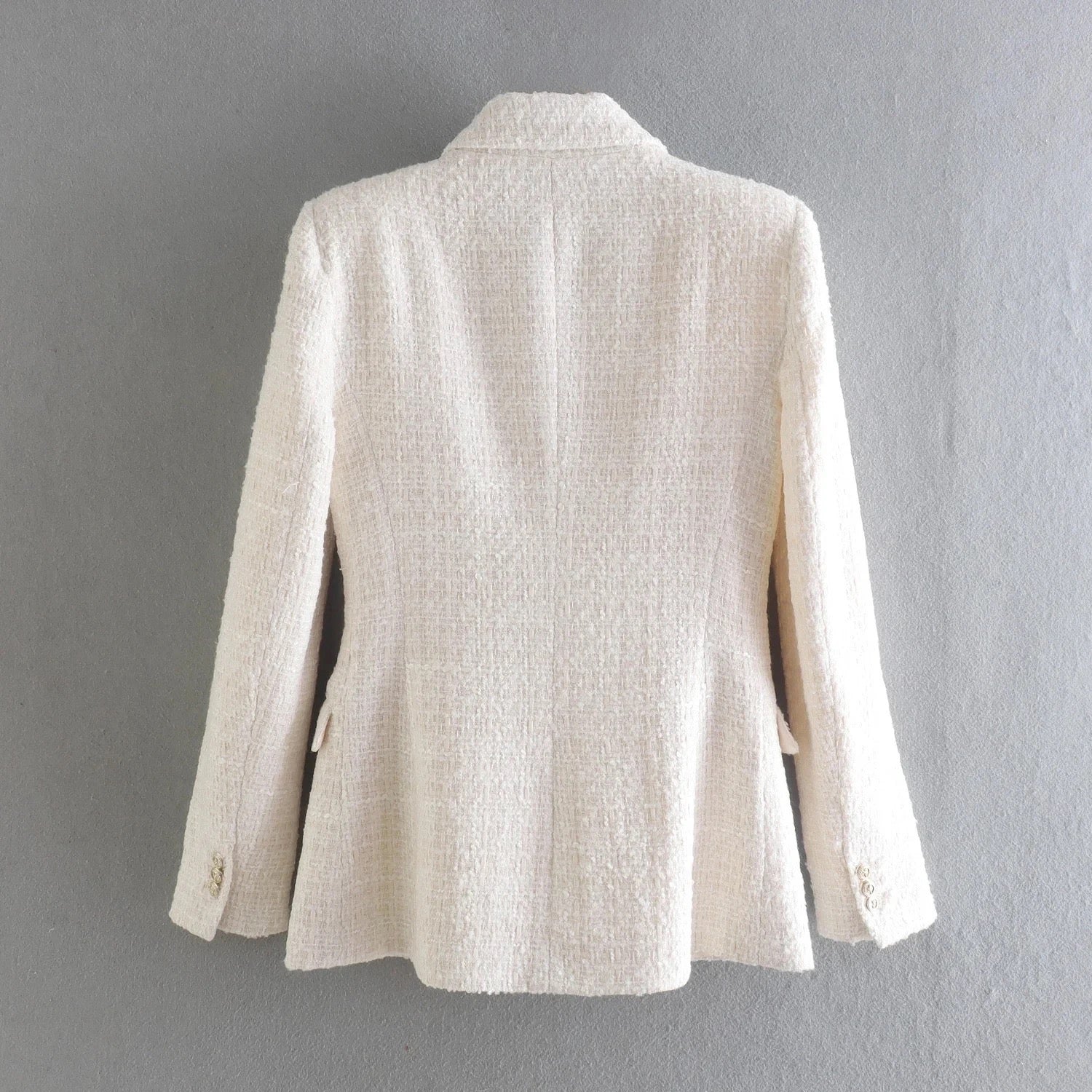 Cream tweed deals jacket womens